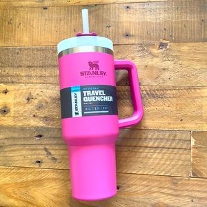 Stanley 40 ounce Travel Quencher cup tumbler BNWT 🌺 Azalea